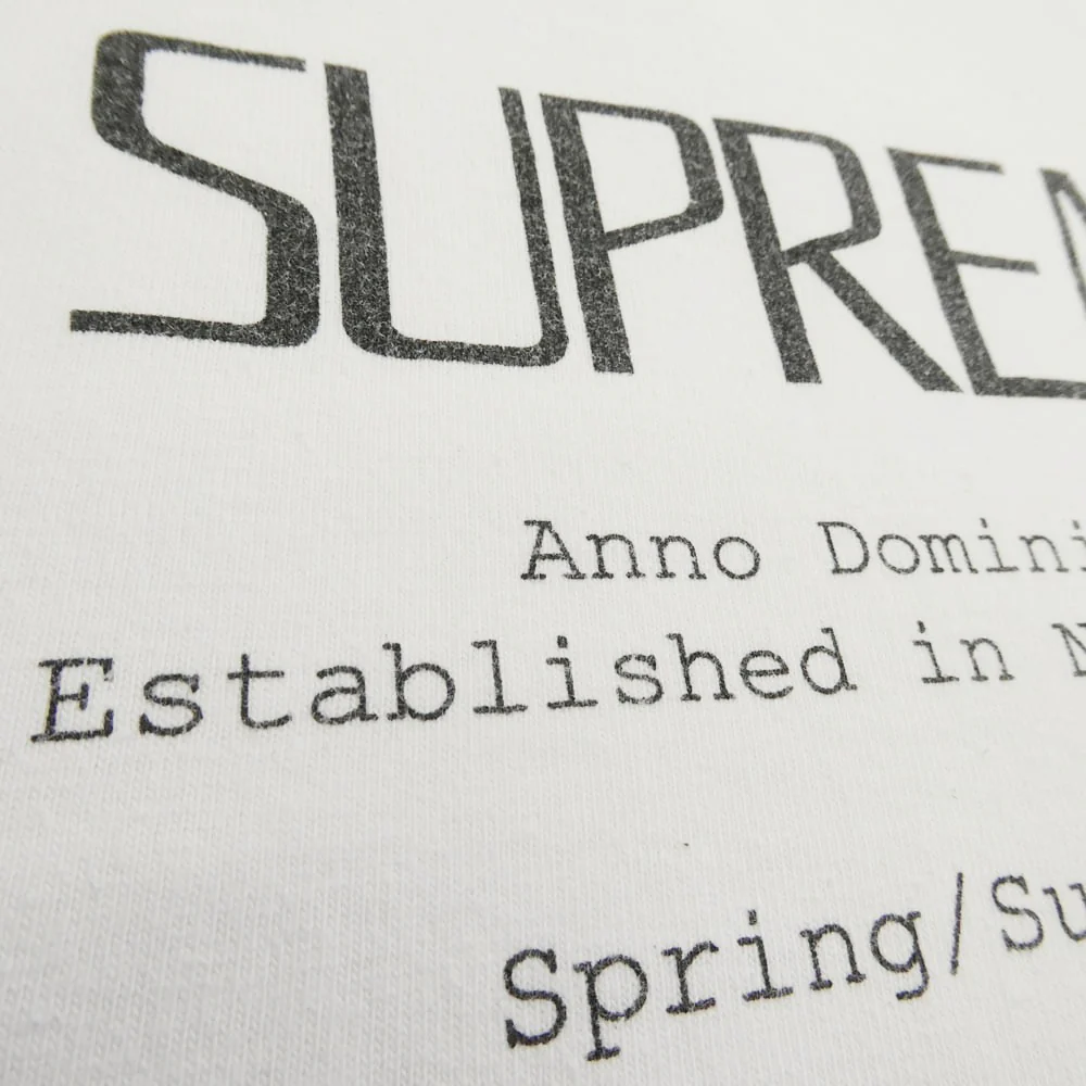 Supreme シュプリーム 20SS Anno Domini Tee 半袖 Tシャツ ホワイト系 L【中古】 - Image 5
