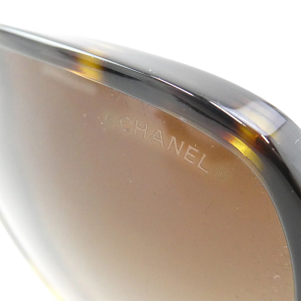 CHANEL シャネル 5284 イタリア製 バタフライ レンズ ココマーク サングラス マーブル ダーク ブラウン ブラウン系 59□17 135【中古】 - Image 7