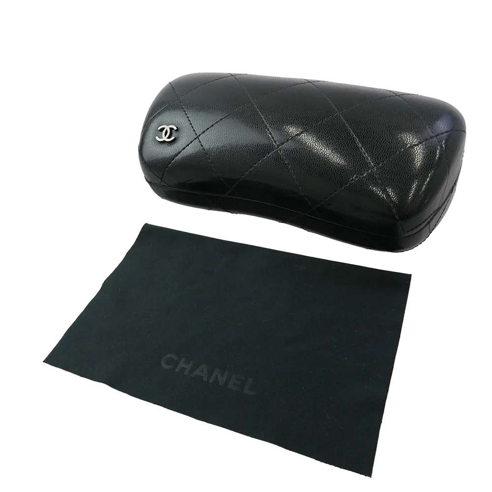CHANEL シャネル 5284 イタリア製 バタフライ レンズ ココマーク サングラス マーブル ダーク ブラウン ブラウン系 59□17 135【中古】 - Image 9