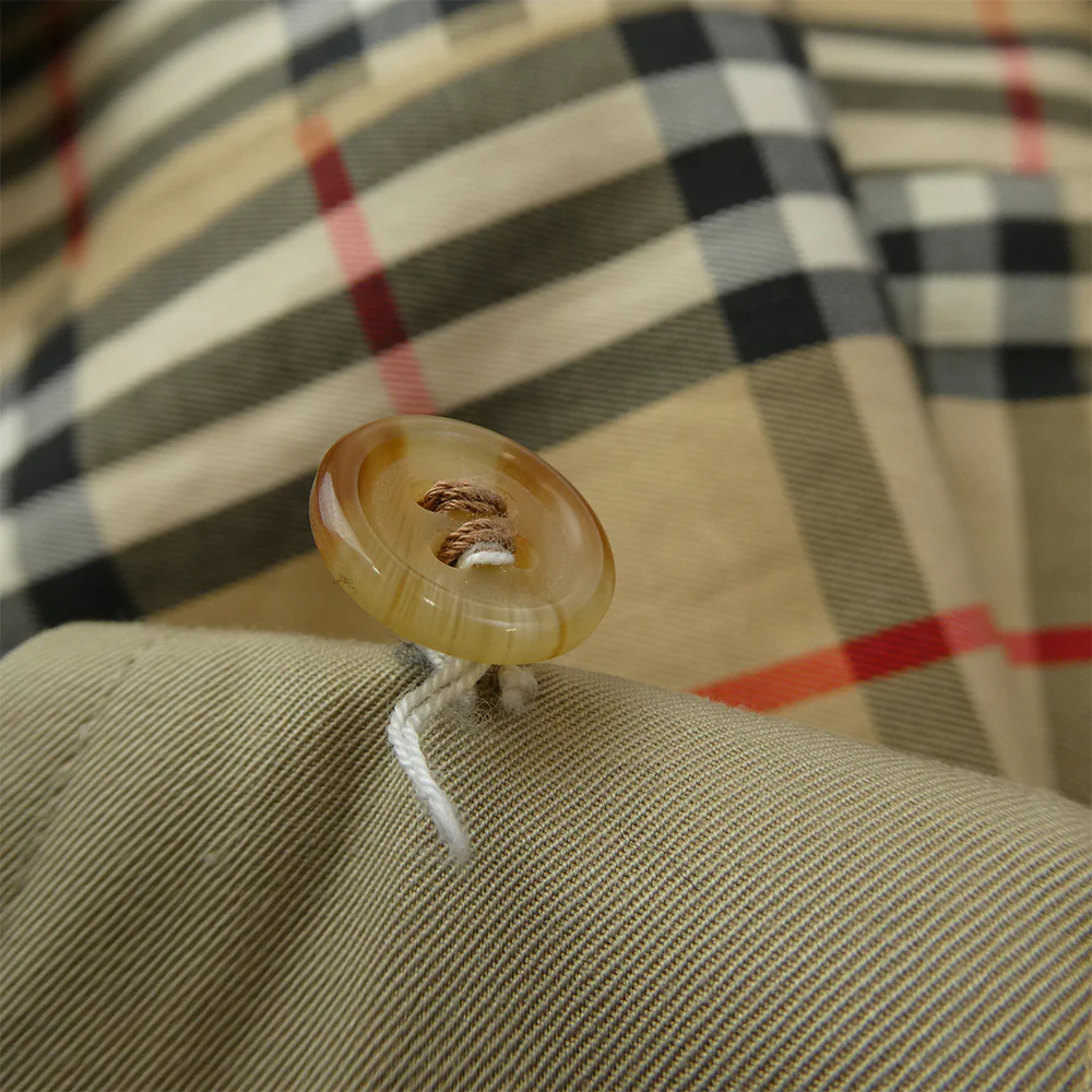 BURBERRY バーバリー C-TK83 Burberrys 90's コットン ステンカラーコート 裏地ノバチェック ベージュ系 11AB3【中古】 - Image 7