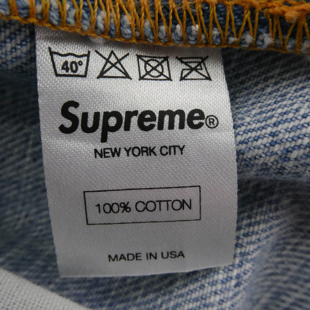 Supreme シュプリーム Stone Washed Slim Jean ストーン ウォッシュド スリム ジーンズ デニムパンツ インディゴブルー系 34【中古】 - Image 5