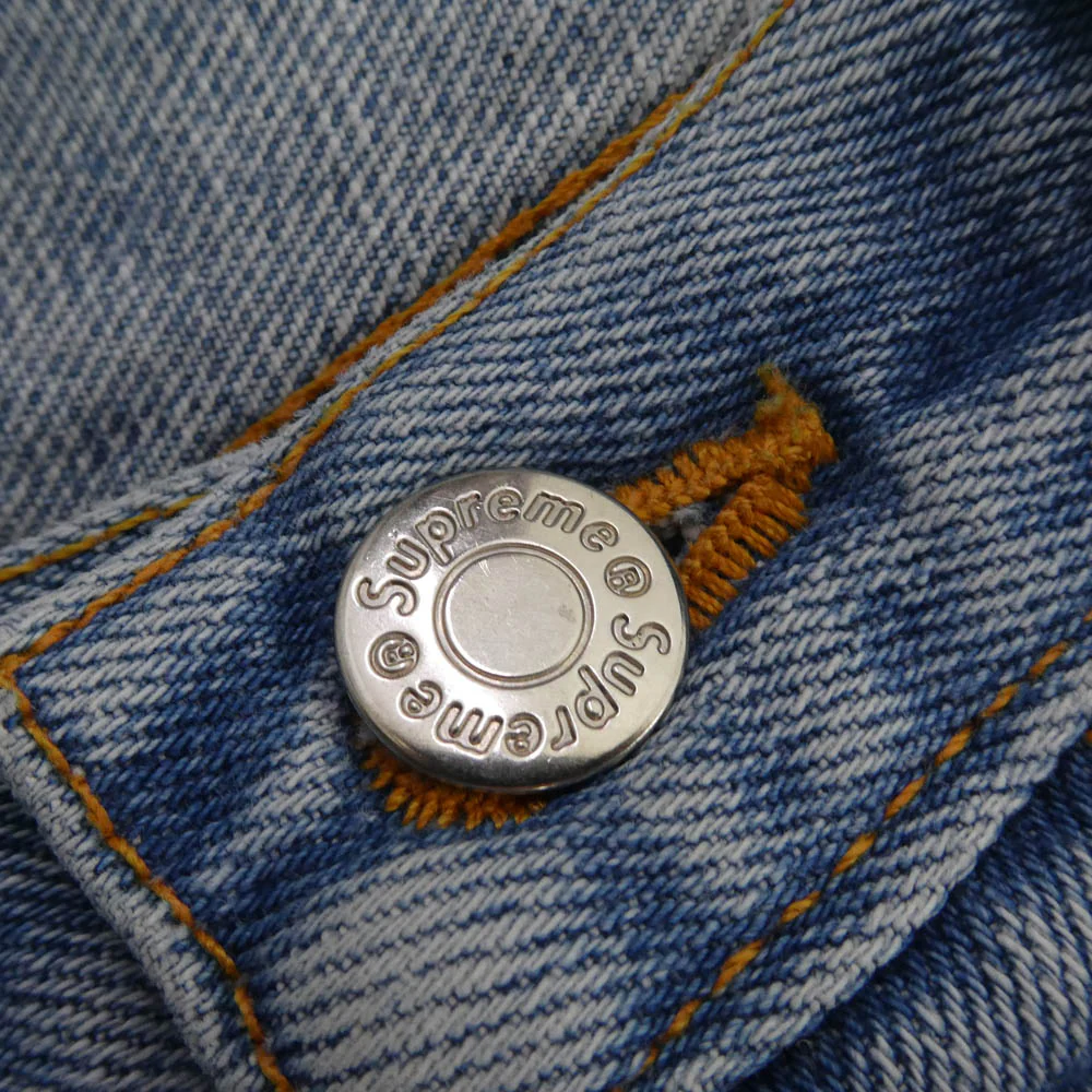Supreme シュプリーム Stone Washed Slim Jean ストーン ウォッシュド スリム ジーンズ デニムパンツ インディゴブルー系 34【中古】 - Image 6