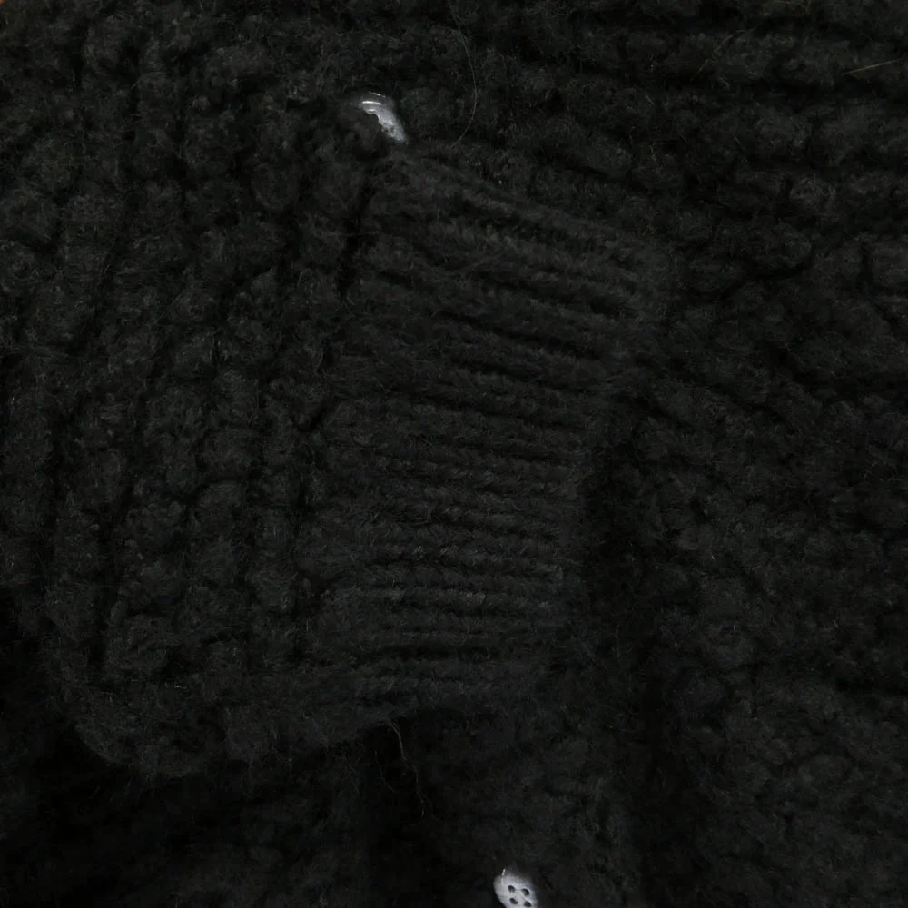 Supreme シュプリーム 24AW Textured Knotted Cardigan テクスチャード ノッテッド ニット カーディガン ブラック系 L【極上美品】【中古】 - Image 4