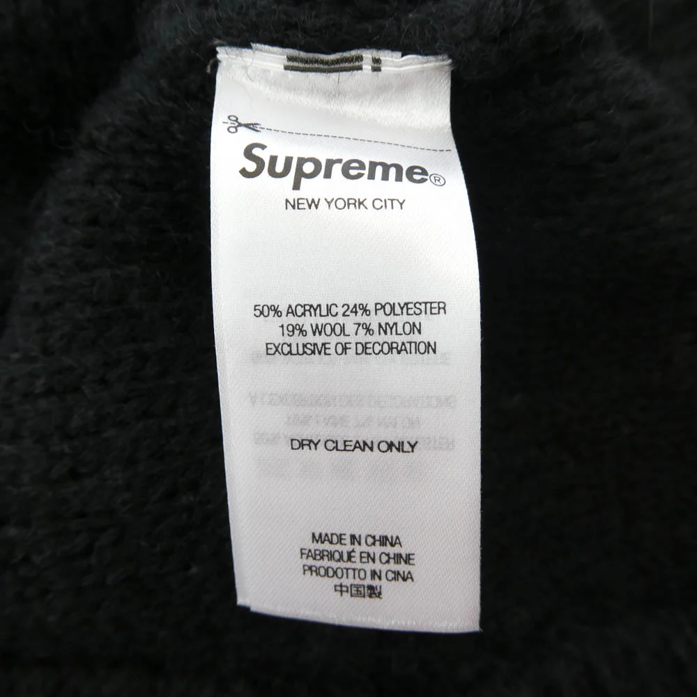 Supreme シュプリーム 24AW Textured Knotted Cardigan テクスチャード ノッテッド ニット カーディガン ブラック系 L【極上美品】【中古】 - Image 5