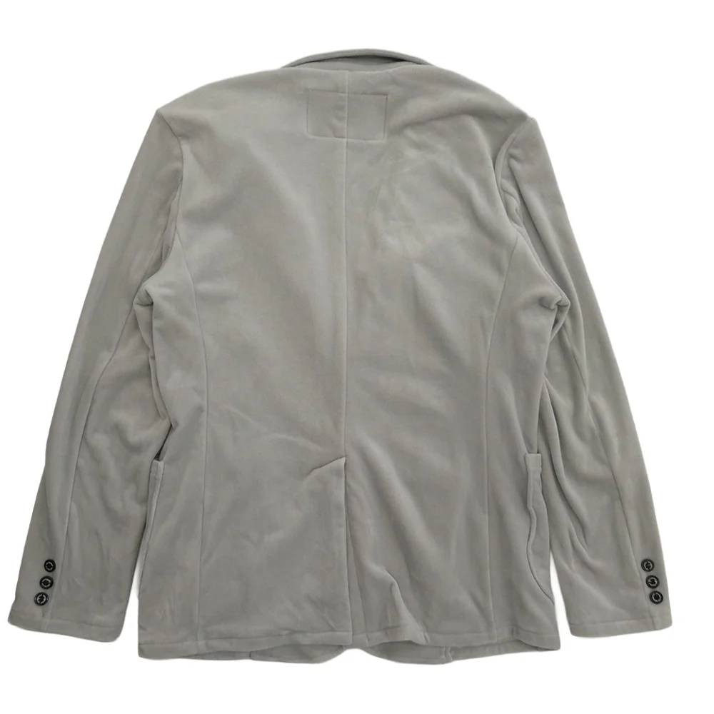 1piu1uguale3 ウノピュウノウグァーレトレ SK016 WF01 WFACE EASY JACKET ベロア ダブルフェイス イージー ジャケット 2Bジャケット グレー系 6【中古】 - Image 2