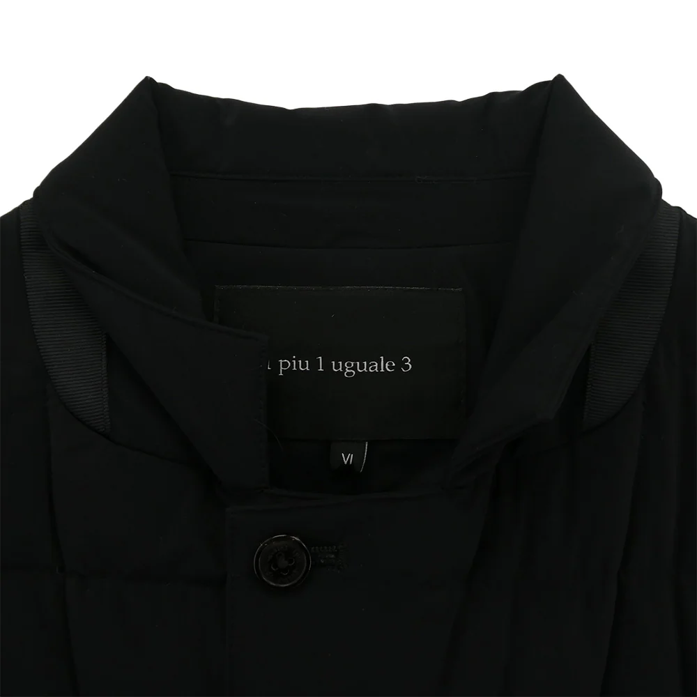 1piu1uguale3 ウノピュウノウグァーレトレ MRB685 NYU105 4WAY RIB ZIP JKT VICTORIA DOWN ヴィクトリアダウン リブ ジップアップ ダウンジャケット ブラック系 6【中古】 - Image 3