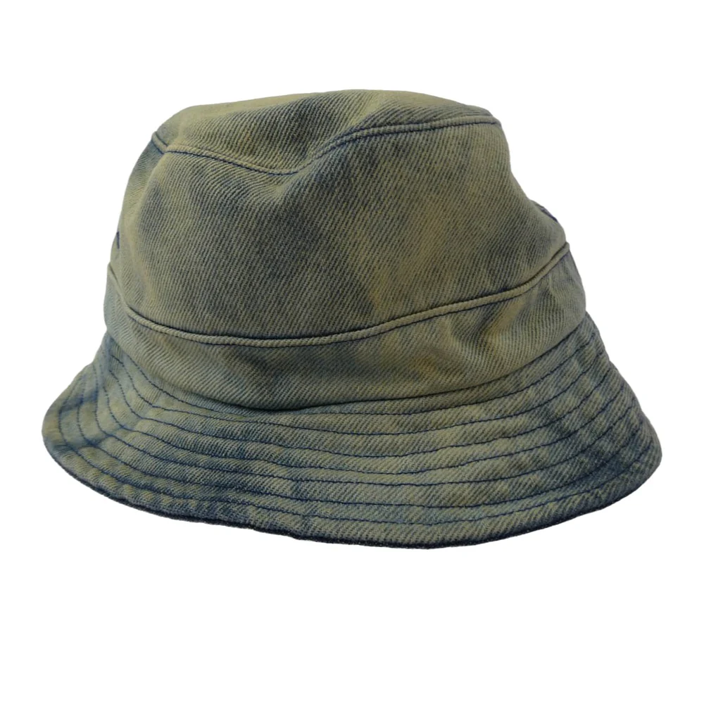 Supreme シュプリーム 24SS Chino Twill Crusher Hat Dirty Indigo チノツイル クラッシャーハット デニム バケットハット 帽子 インディゴブルー系 medium/large【中古】 - Image 4