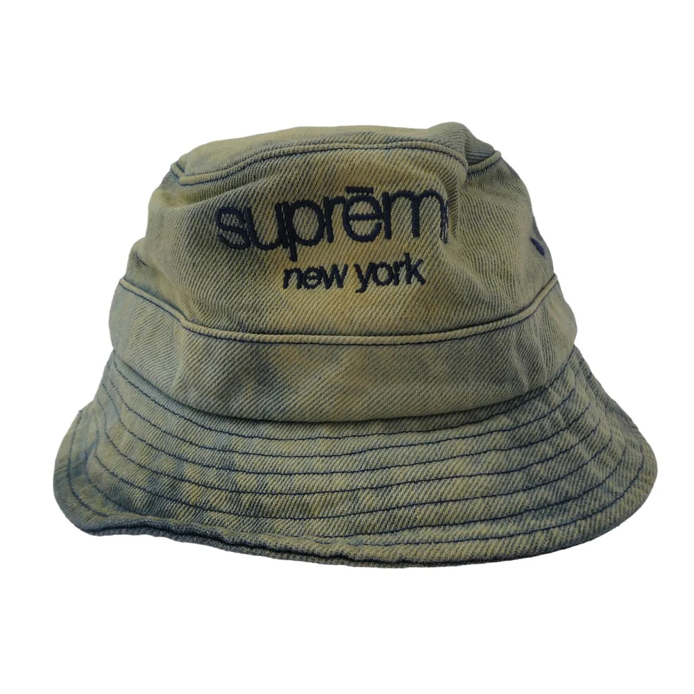Supreme シュプリーム 24SS Chino Twill Crusher Hat Dirty Indigo チノツイル クラッシャーハット デニム バケットハット 帽子 インディゴブルー系 medium/large【中古】 - Image 5