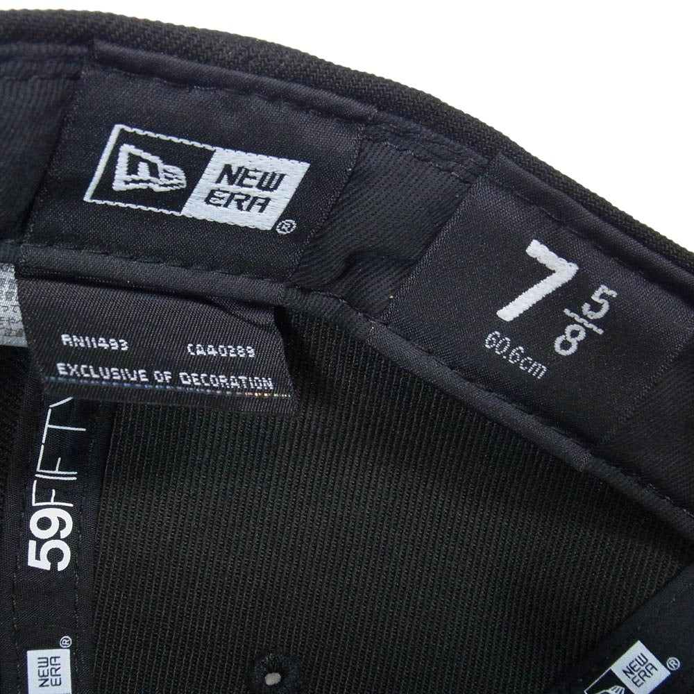COOTIE クーティー × NEW ERA ニューエラ Low Profile 59FIFTY ベースボール キャップ 帽子 ブラック系 60.6cm【中古】 - Image 6