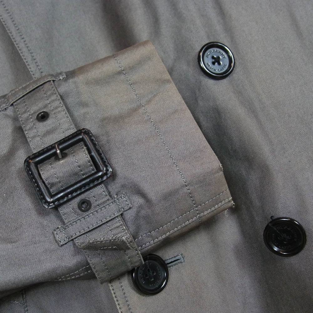 BURBERRY BLACK LABEL ããŒããªãŒãã©ãã¯ã¬ãŒãã« D1A44-608-06 ãã§ãã¯ã©ã€ããŒä»ã ãã¬ã³ãã³ãŒã ããŒã¯ã°ã¬ãŒç³» Lãäžå€ã - Image 4