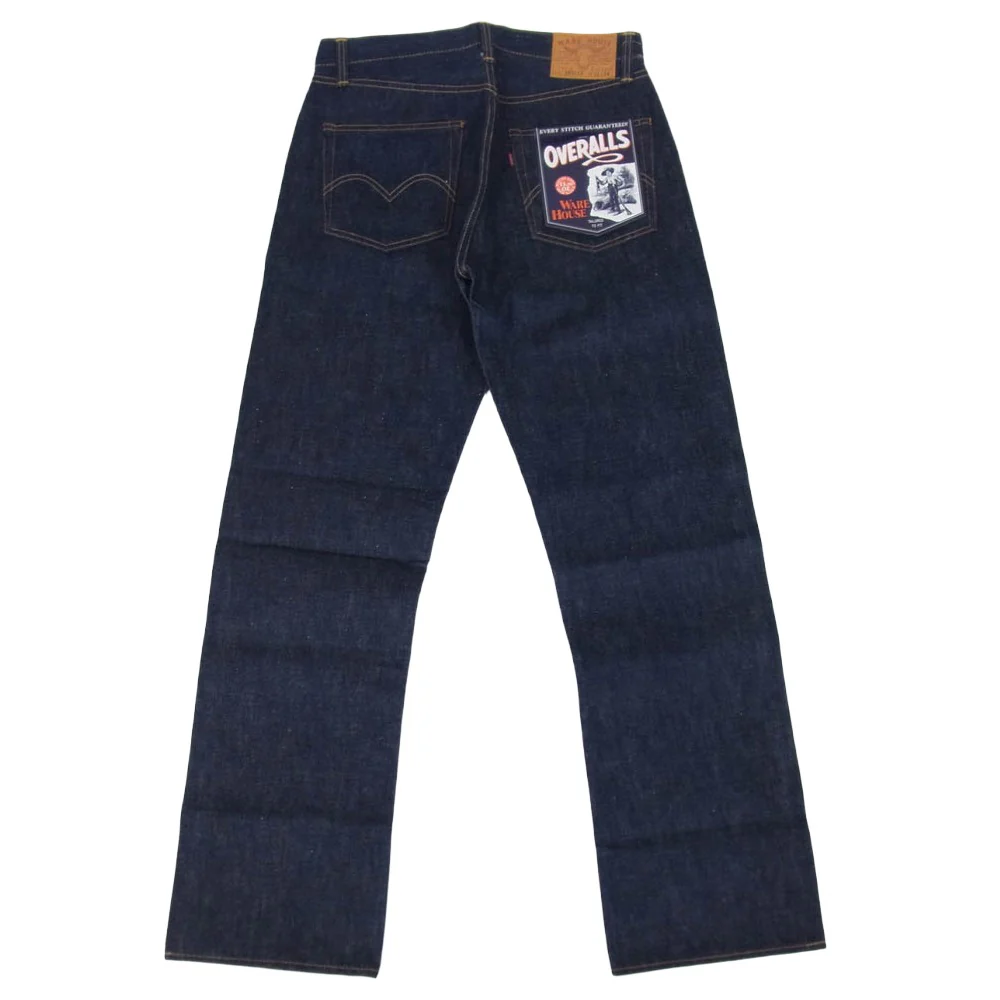WAREHOUSE ウエアハウス 1001XX 90s 牛パッチ DENIM PANTS デニム パンツ インディゴブルー系 W31【極上美品】【中古】 - Image 2
