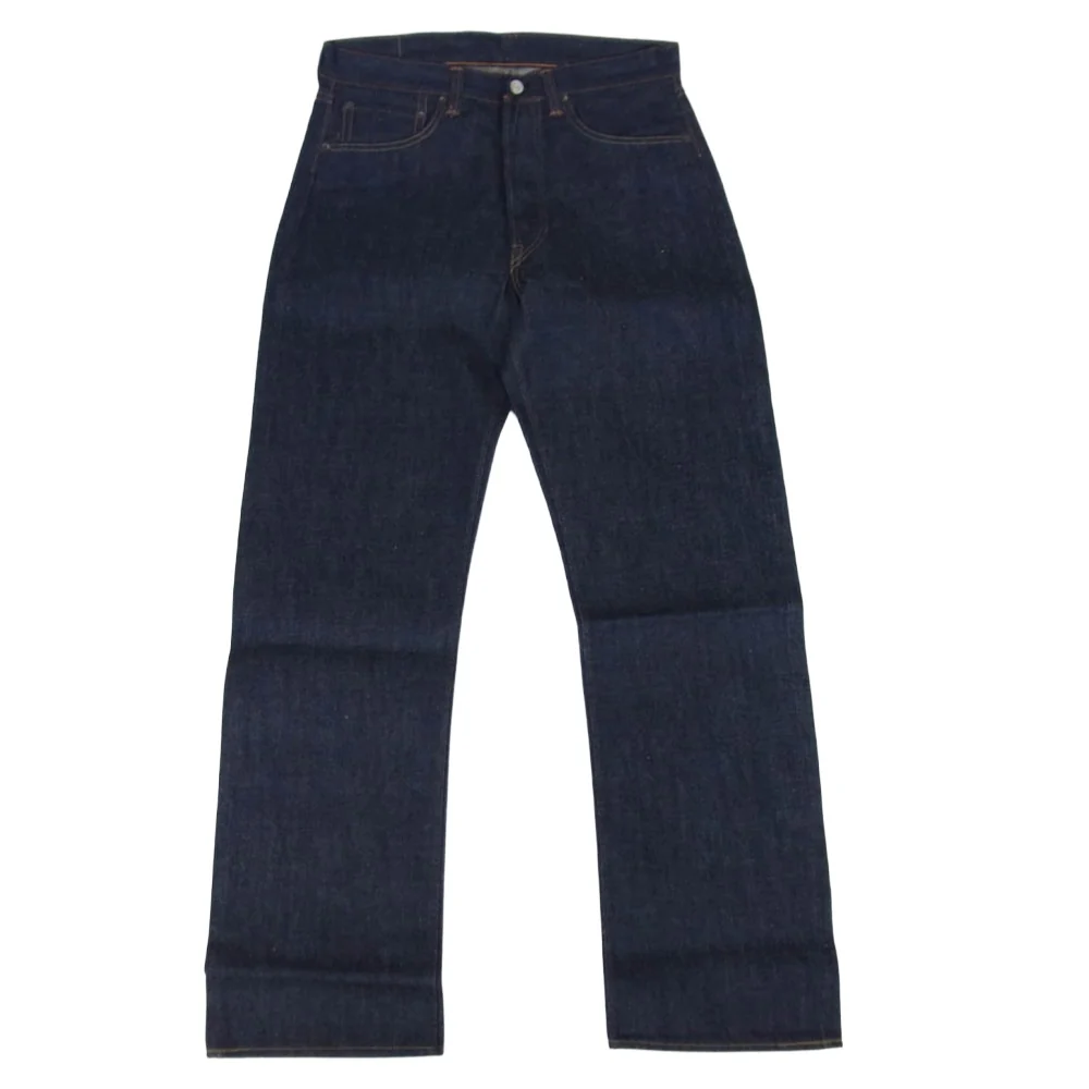 WAREHOUSE ウエアハウス 2001XX リジット ボタンフライ セルビッチ デニム パンツ インディゴブルー系 W31【極上美品】【中古】
