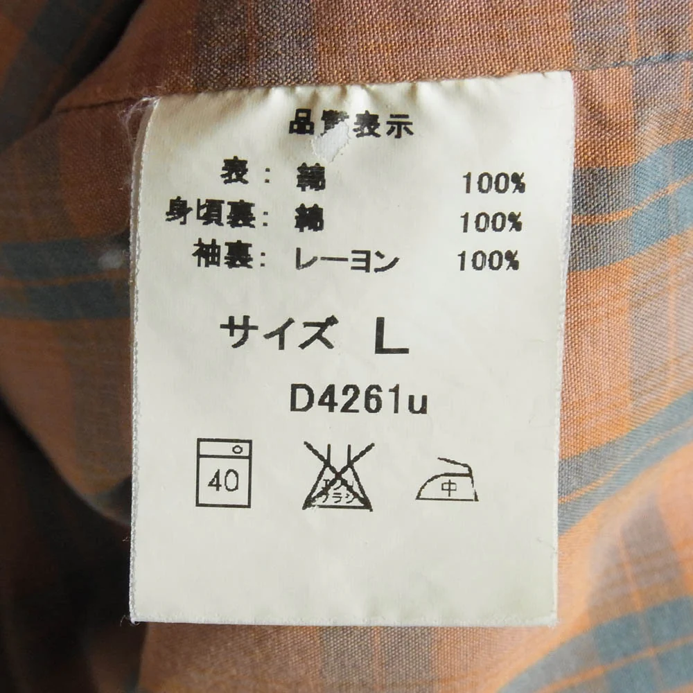 STUDIO D’ARTISAN ステュディオダルチザン レーヨン混 デニム シングル ライダース ジャケット インディゴブルー系 L【中古】 - Image 6