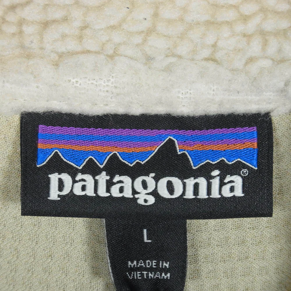 patagonia パタゴニア 23048FA18 Classic Retro-X Vest クラシック レトロX ボア フリース ベスト ベージュ系 L【中古】 - Image 4