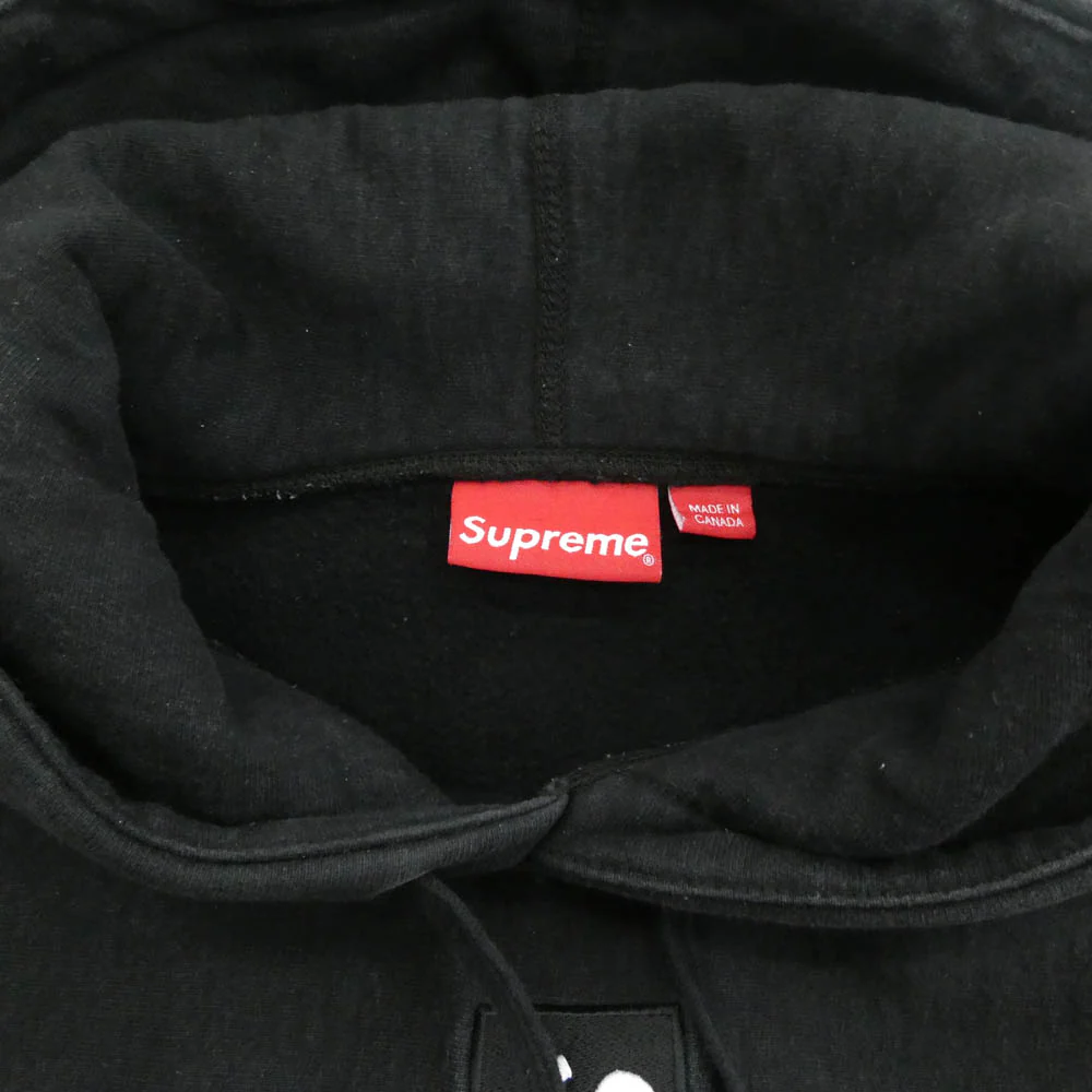 Supreme シュプリーム Cross Box Logo Hoodie クロスボックス ロゴ フーディー プルオーバー パーカー スウェットシャツ ブラック系 M【中古】 - Image 3