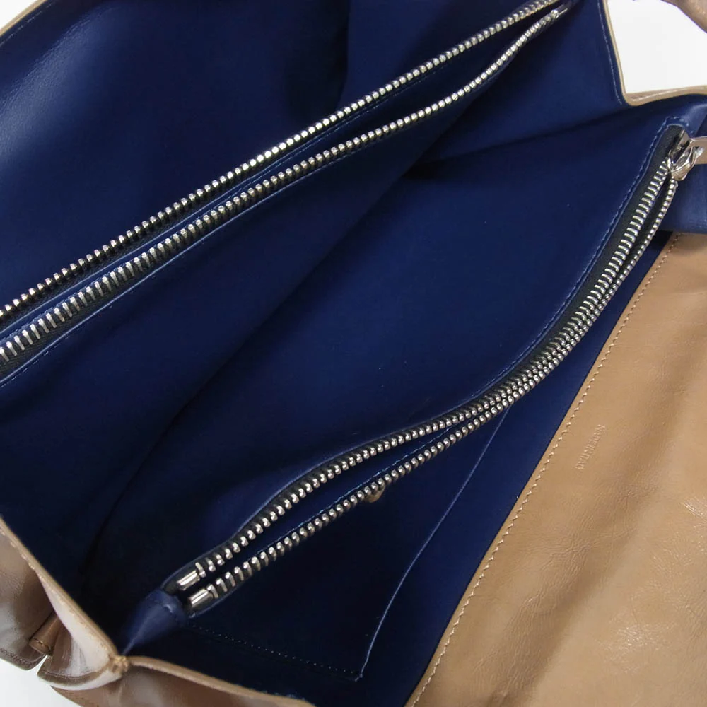 MARNI マルニ 20aw SBMQ0032Y0 Trunk Soft トランクソフト レザーショルダーバッグ ライトブラウン系【中古】 - Image 5