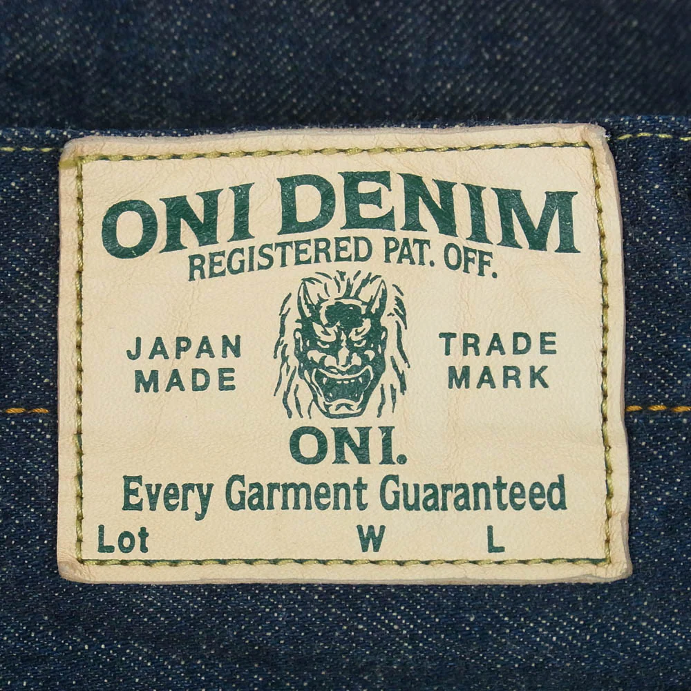 ONI DENIM 鬼デニム ONI-270 Ishikawadai 15oz 石川台デニム ワイドストレート ジーンズ デニム パンツ インディゴブルー系 W30【美品】【中古】 - Image 3