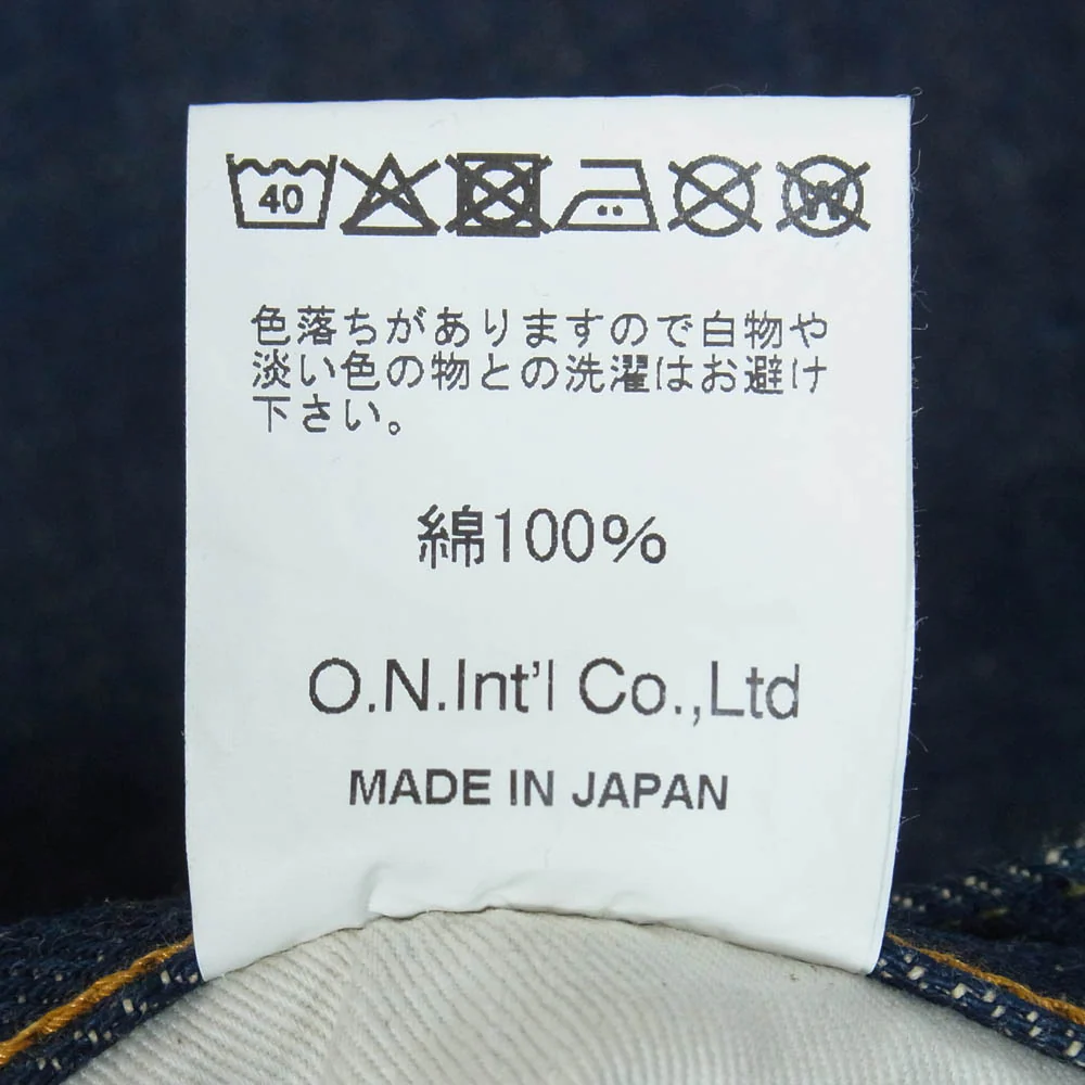 ONI DENIM 鬼デニム ONI-270 Ishikawadai 15oz 石川台デニム ワイドストレート ジーンズ デニム パンツ インディゴブルー系 W30【美品】【中古】 - Image 4