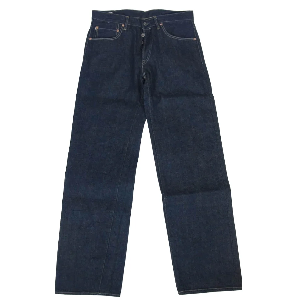 ONI DENIM 鬼デニム ONI-200 Ishikawadai 15oz 石川台デニム ワイドストレート ジーンズ デニム パンツ インディゴブルー系 W34【美品】【中古】