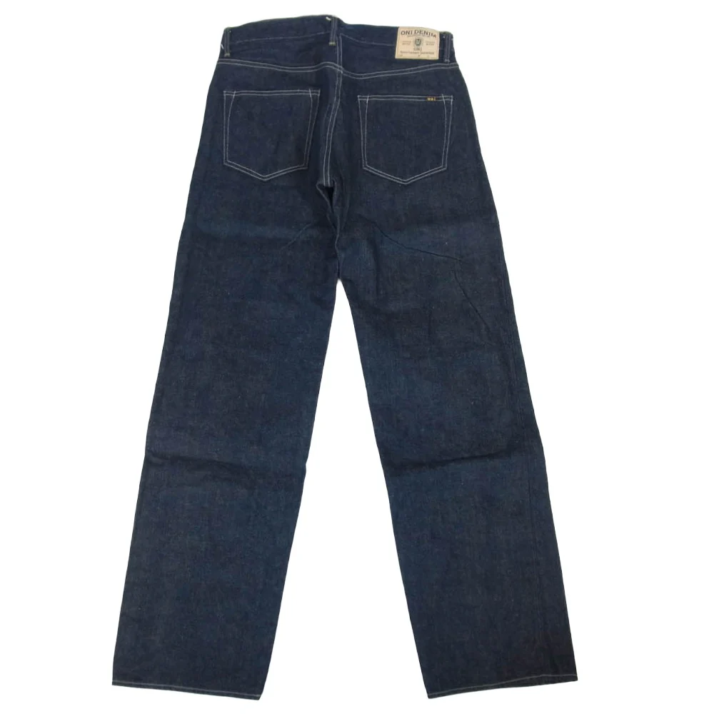 ONI DENIM 鬼デニム ONI-200 Ishikawadai 15oz 石川台デニム ワイドストレート ジーンズ デニム パンツ インディゴブルー系 W34【美品】【中古】 - Image 2