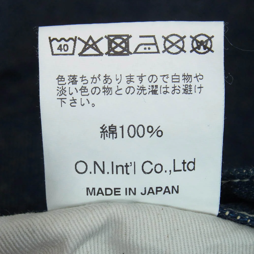 ONI DENIM 鬼デニム ONI-200 Ishikawadai 15oz 石川台デニム ワイドストレート ジーンズ デニム パンツ インディゴブルー系 W34【美品】【中古】 - Image 4