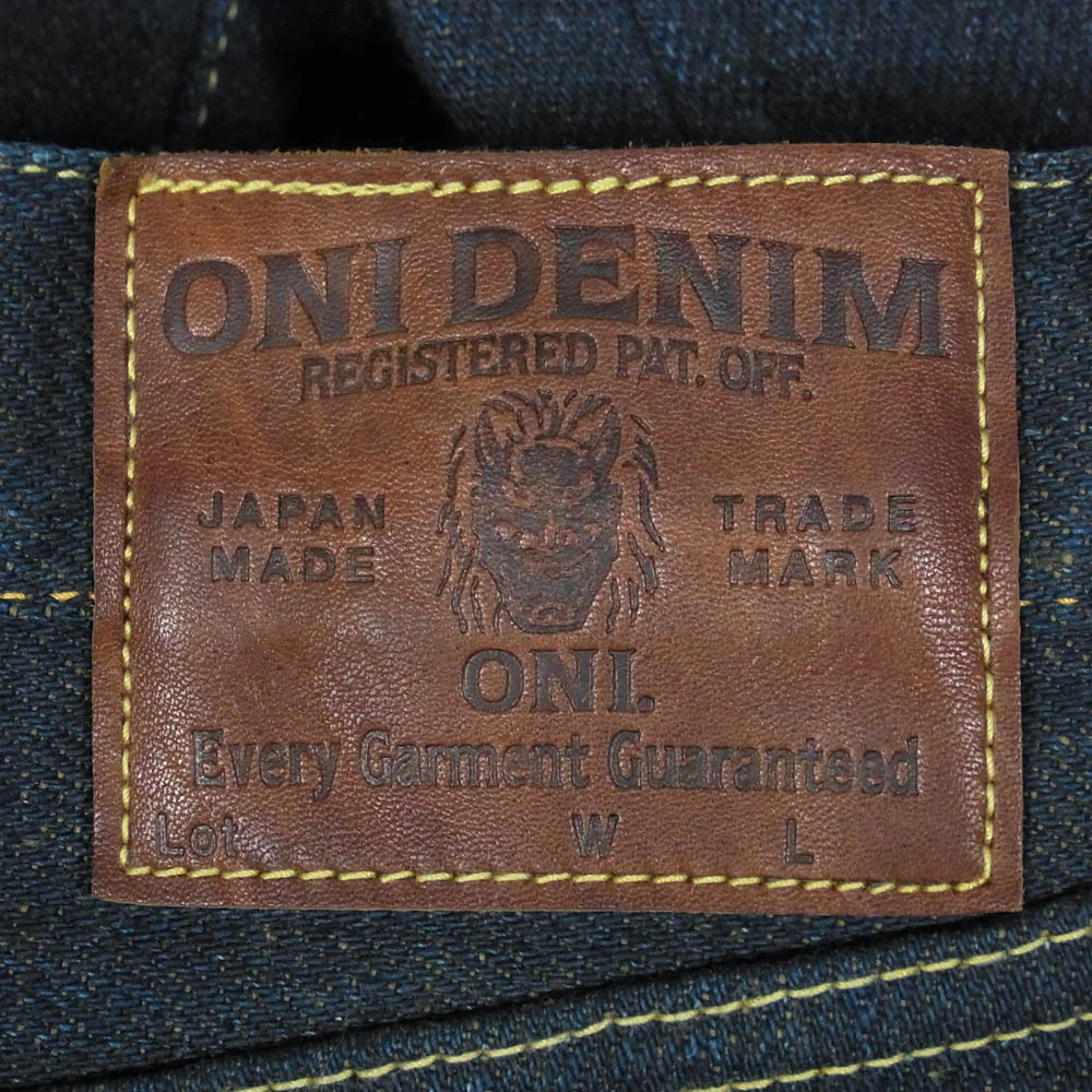 ONI DENIM 鬼デニム ONI288ZR-OLV 20oz シークレットデニム 緯糸オリーブ ジーンズ デニムパンツ インディゴブルー系 W33【美品】【中古】 - Image 3