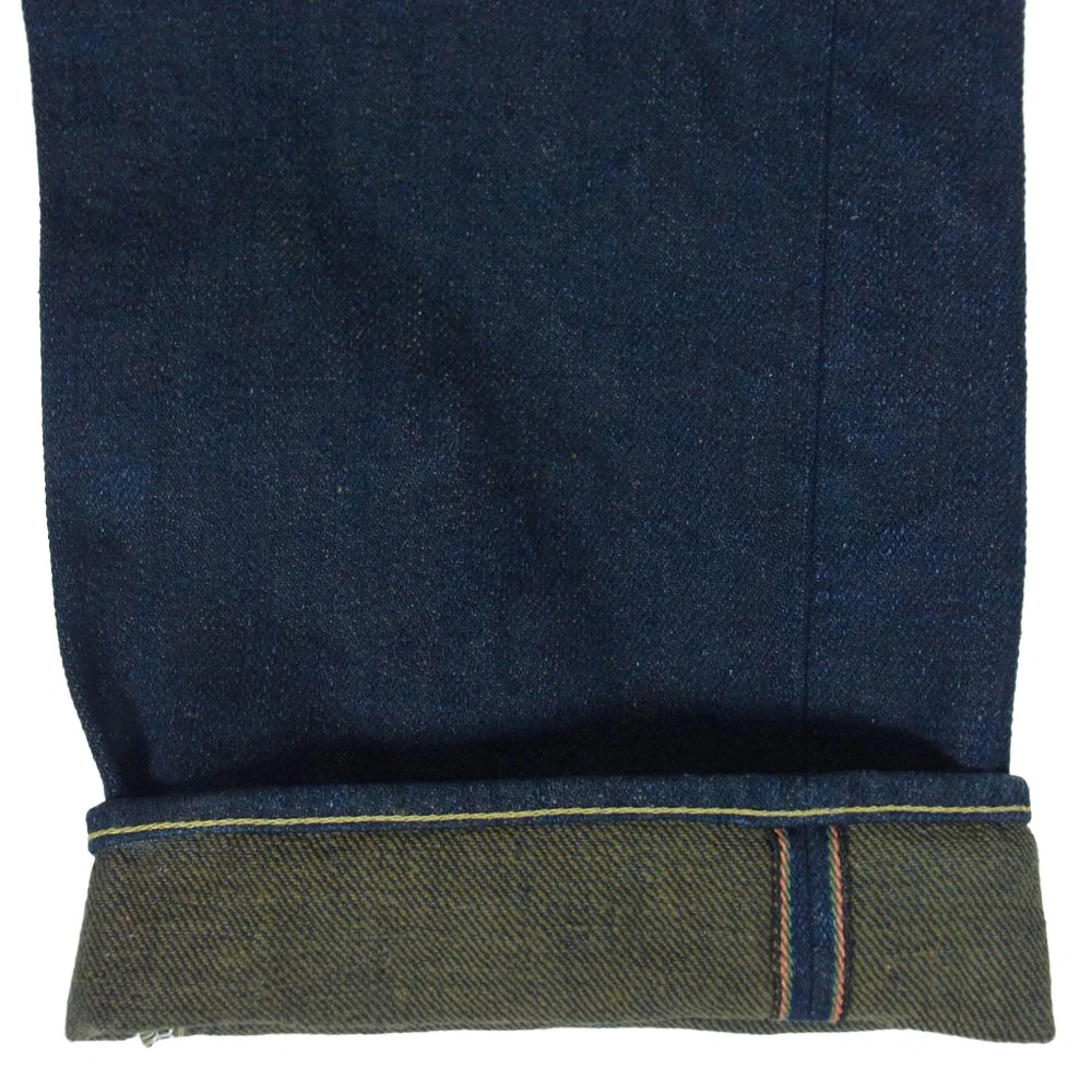 ONI DENIM 鬼デニム ONI288ZR-OLV 20oz シークレットデニム 緯糸オリーブ ジーンズ デニムパンツ インディゴブルー系 W33【美品】【中古】 - Image 5