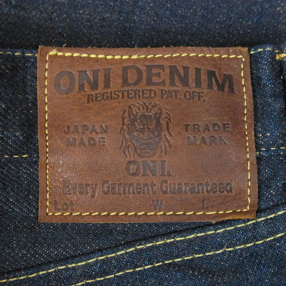 ONI DENIM 鬼デニム ONI288ZR-LBR 20oz シークレットデニム 緯糸ライトブラウン ジーンズ デニムパンツ インディゴブルー系 W33【美品】【中古】 - Image 3