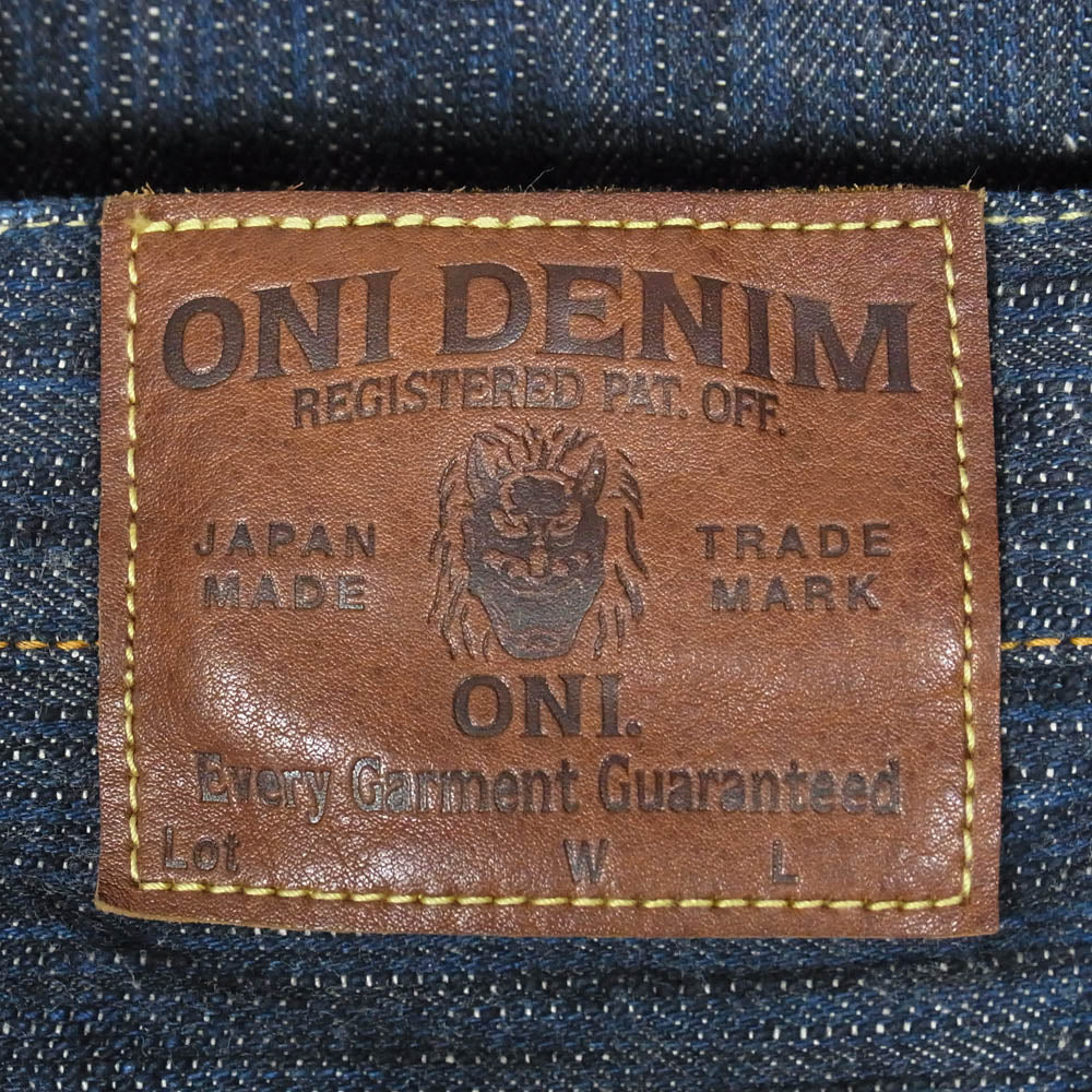 ONI DENIM 鬼デニム ONI270-鬼KASE 16oz 天然藍 鬼枷デニム メンズ レギュラーストレート デニム パンツ インディゴブルー系 W31【美品】【中古】 - Image 3