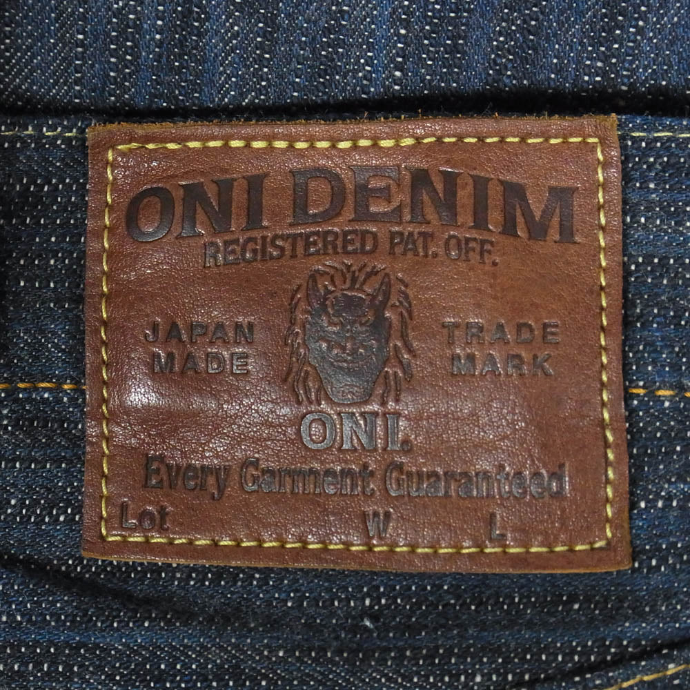 ONI DENIM 鬼デニム ONI270-鬼KASE 16oz 天然藍 鬼枷デニム メンズ レギュラーストレート デニム パンツ インディゴブルー系 W33【美品】【中古】 - Image 3