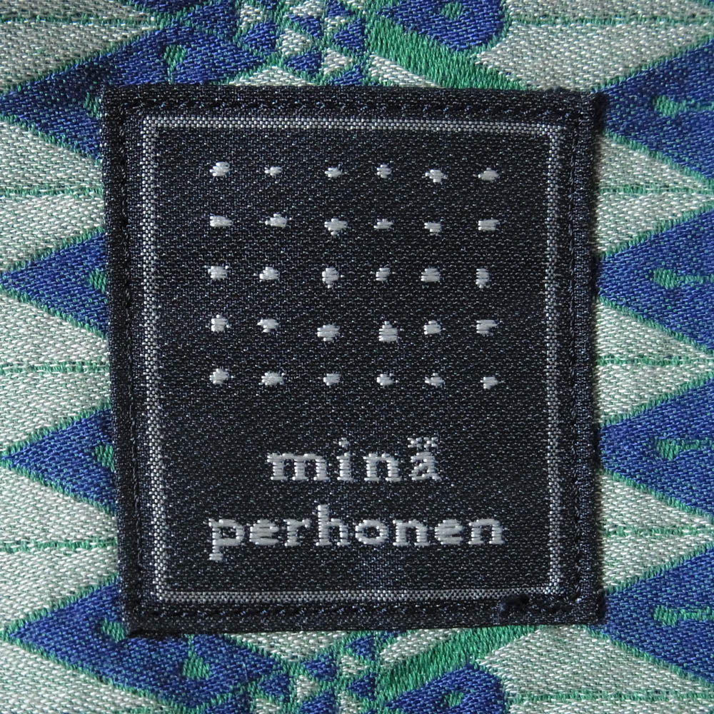 mina perhonen ミナペルホネン aba9790 pocket bag pesce ポケットバッグ ピース ショルダー ポーチ バッグ グリーン系【中古】 - Image 6