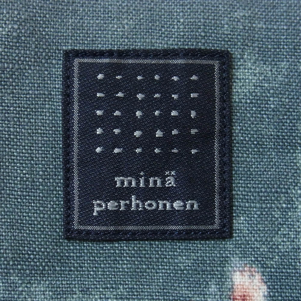 mina perhonen ミナペルホネン aas9416 alive toast bag トースト トート ハンド バッグ グリーン系【中古】 - Image 6