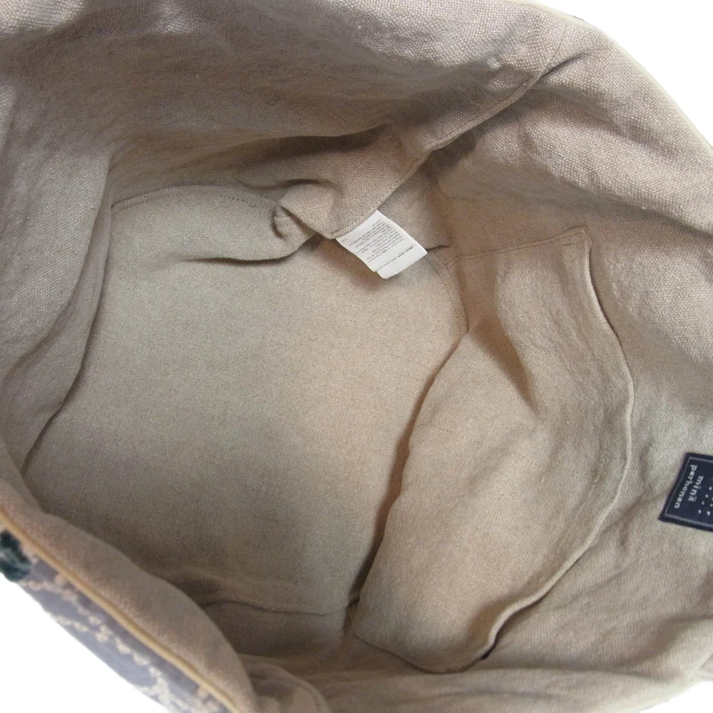 mina perhonen ミナペルホネン pi0034 basket bag パッチワーク バスケット トート バッグ マルチカラー系【中古】 - Image 5