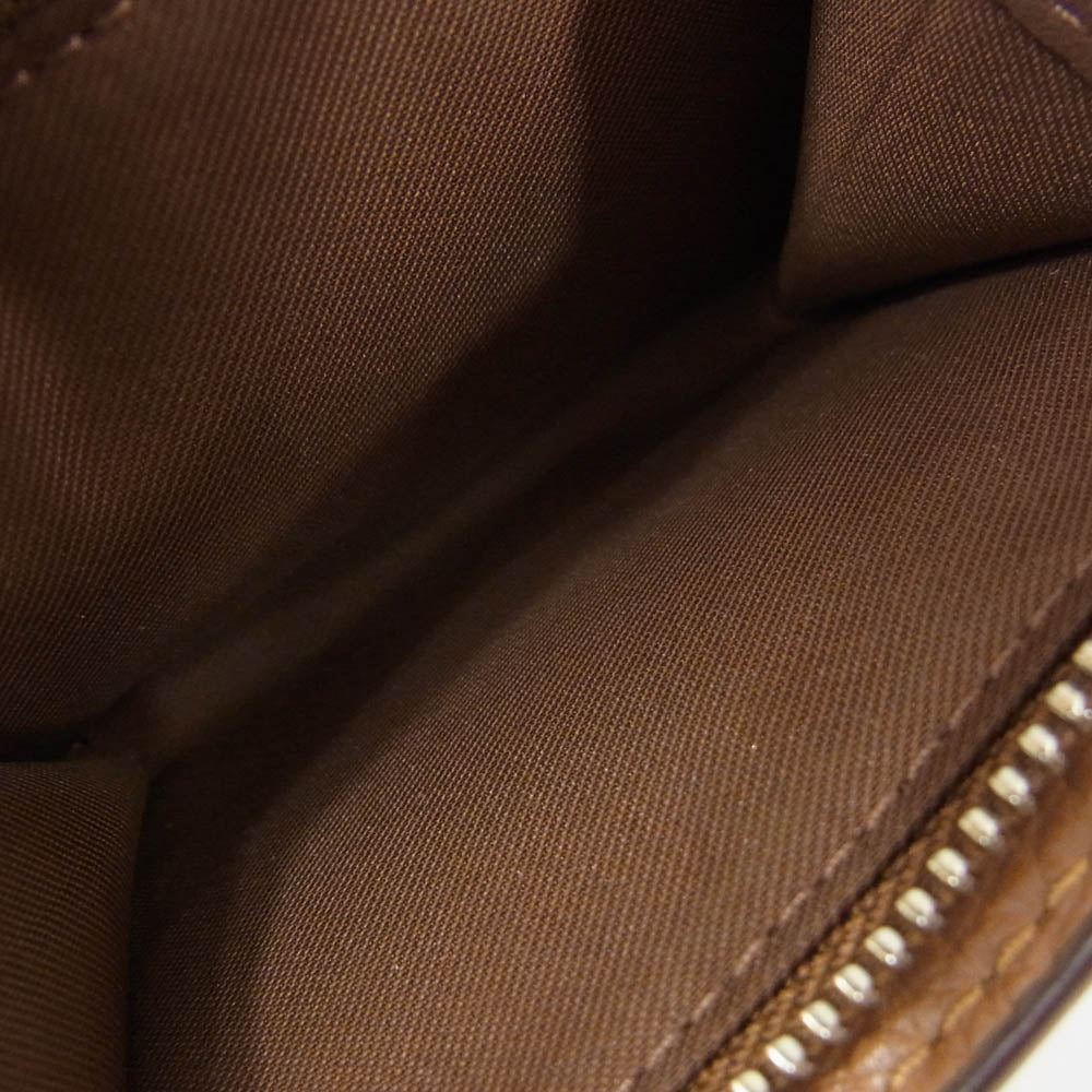 COACH コーチ C2862 スナップ 二つ折り財布 ウォレット ブラウン系【中古】 - Image 5