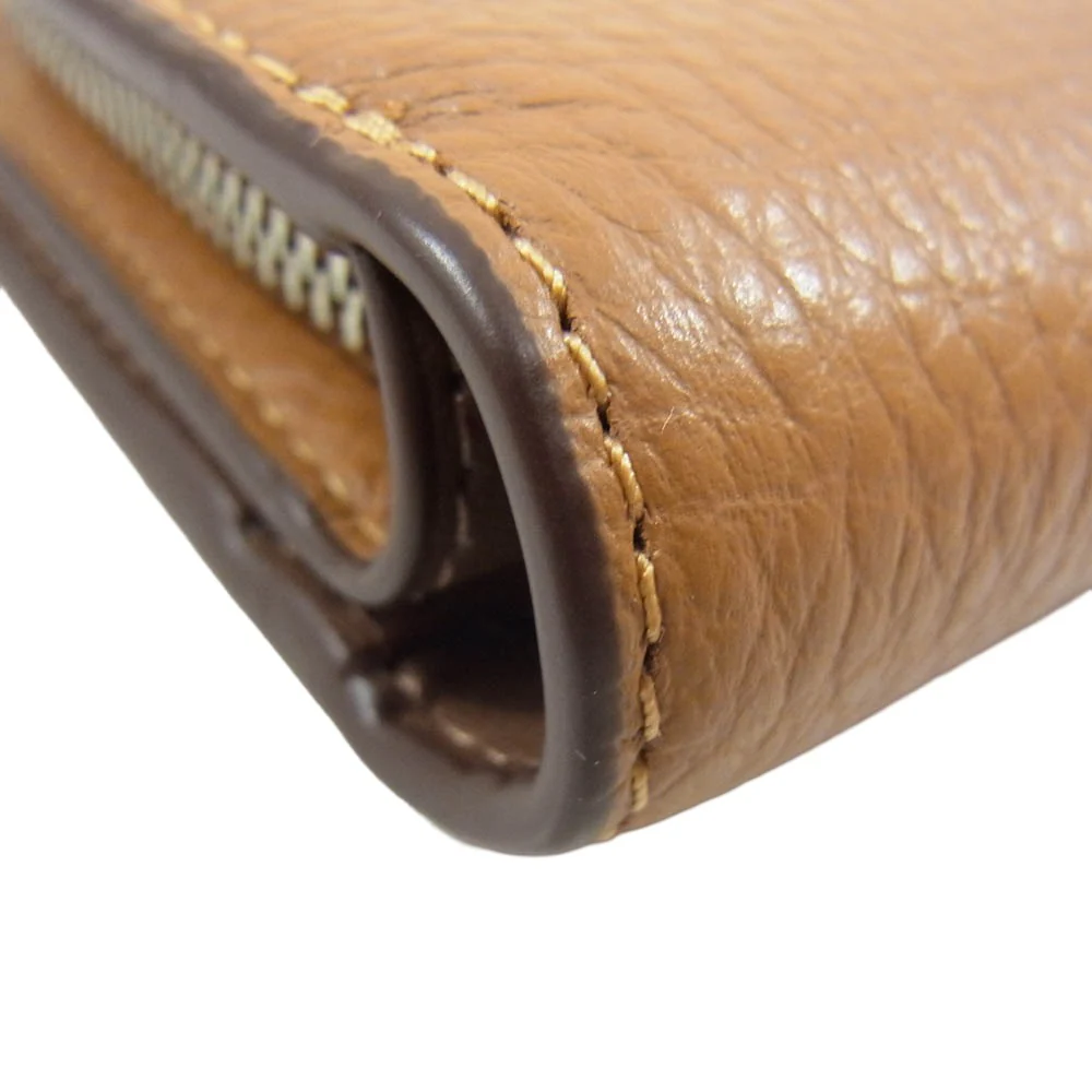 COACH コーチ C2862 スナップ 二つ折り財布 ウォレット ブラウン系【中古】 - Image 7