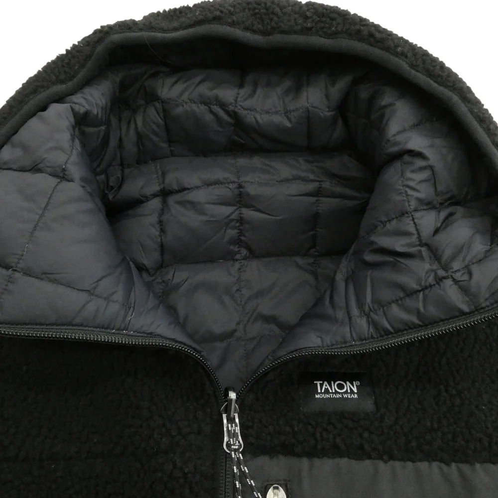 タイオン NOLLEY'S ノーリーズ 別注 ボア リバーシブル コート ブラック系 M【中古】 - Image 5