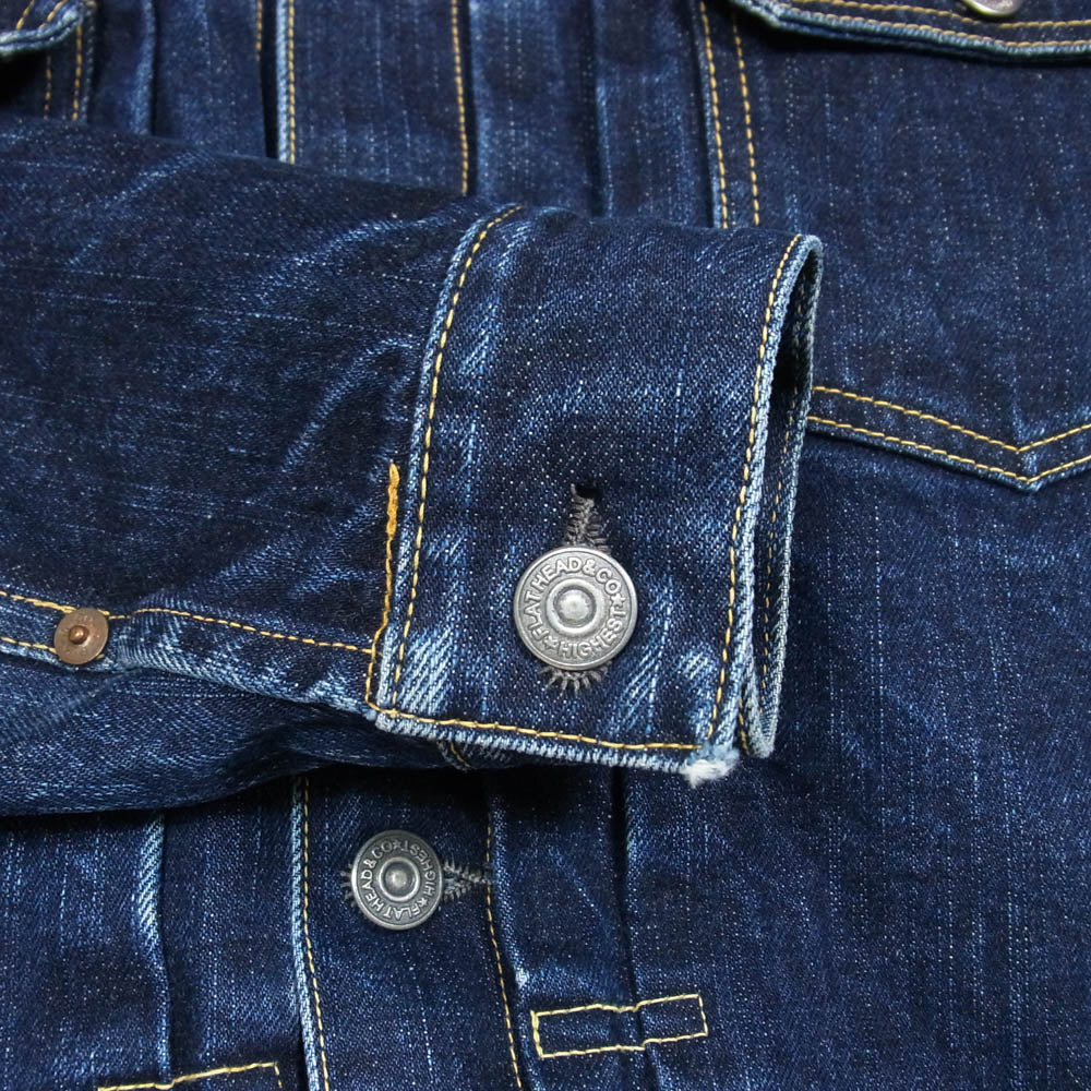 THE FLAT HEAD ザフラットヘッド 6002W 50s DENIM JACKET 14.5oz デニム ジャケット インディゴブルー系 34【中古】 - Image 4