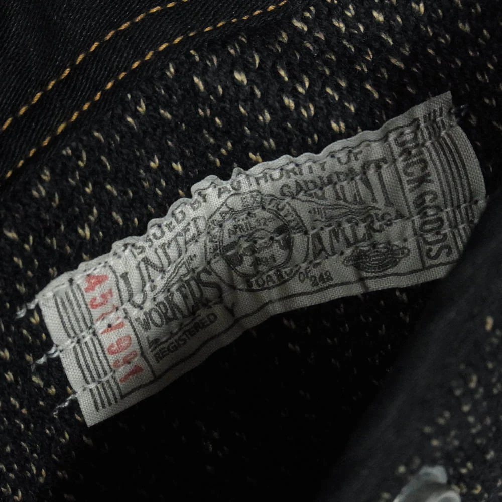FREEWHEELERS フリーホイーラーズ BRIDGE PORT VEST ブリッジポート ビーチクロス ベスト ブラック系 38【中古】 - Image 5