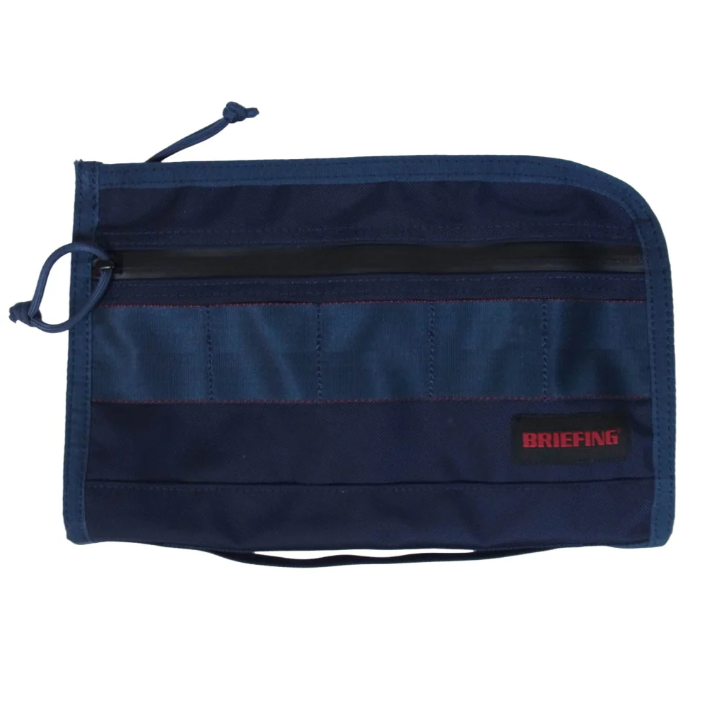 BRIEFING ブリーフィング × ANA アナ トラベル ポーチ ケース バッグ ネイビー系【中古】