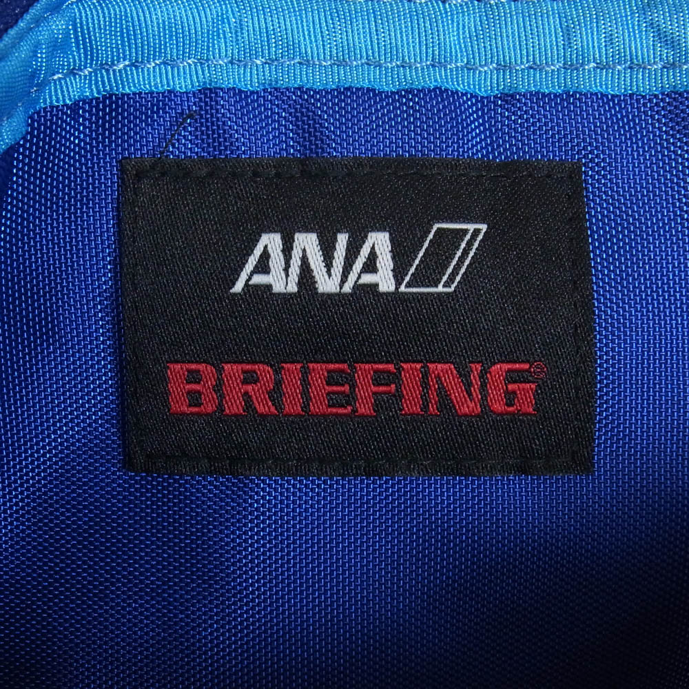 BRIEFING ブリーフィング × ANA アナ トラベル ポーチ ケース バッグ ネイビー系【中古】 - Image 6