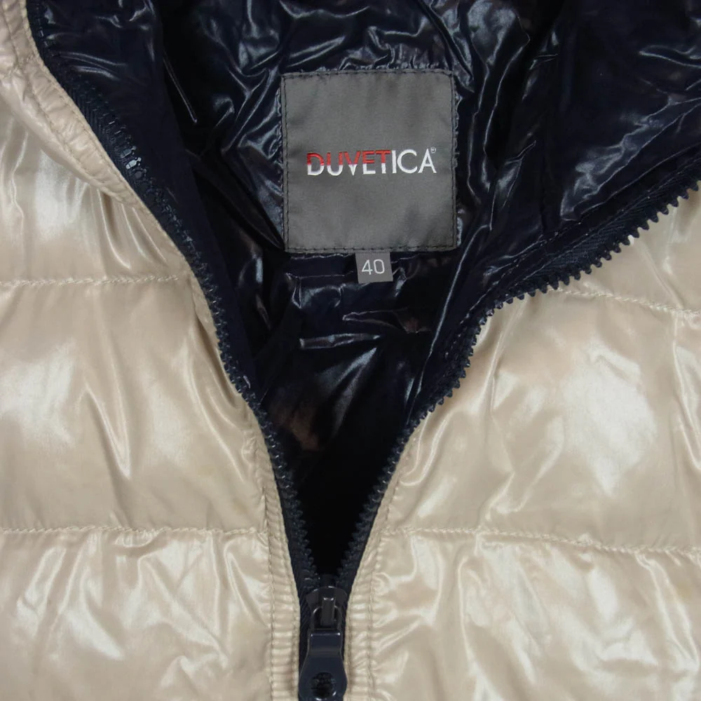 DUVETICA デュベティカ D.1140.00.U ACE アチェ ダウン コート ジャケット ベージュ系 40【中古】 - Image 3