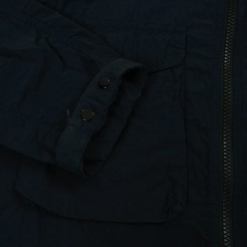 STONE ISLAND ストーンアイランド 741511602 ロゴワッペン ジップアップ フーディー ジャケット ダークネイビー系 S【中古】 - Image 4