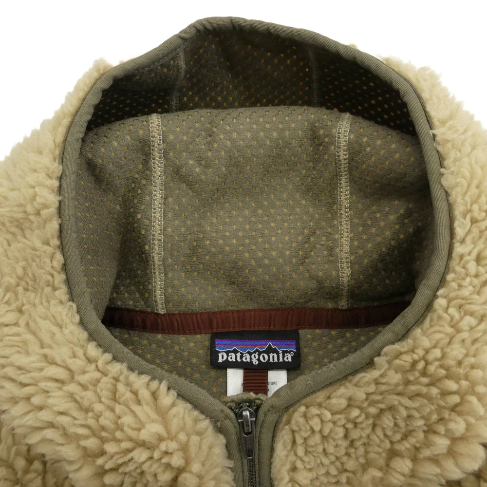 patagonia パタゴニア 04AW 20930 RETRO RHYTHM HOODY レトロ リズム フーディー ボア フリース パーカー ベージュ系 L【中古】 - Image 3