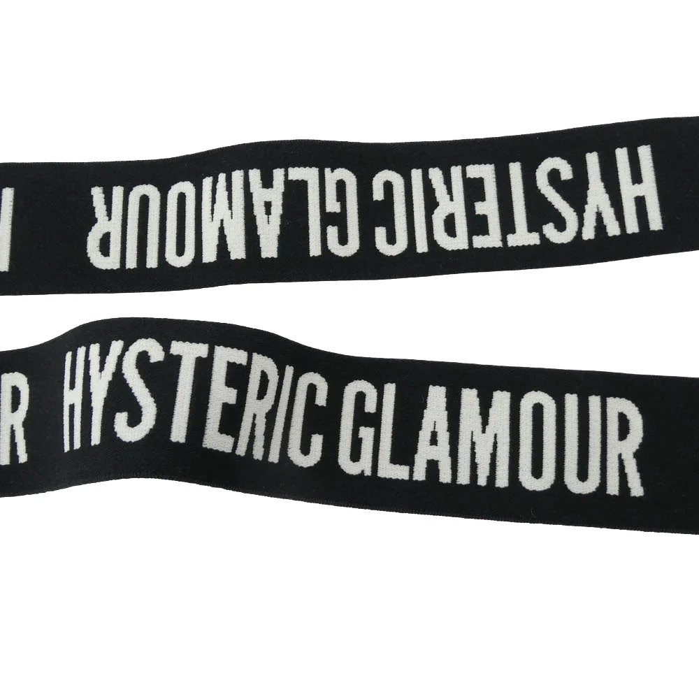HYSTERIC GLAMOUR ヒステリックグラマー ロゴ サスペンダー ブラック系 ホワイト系【中古】 - Image 5