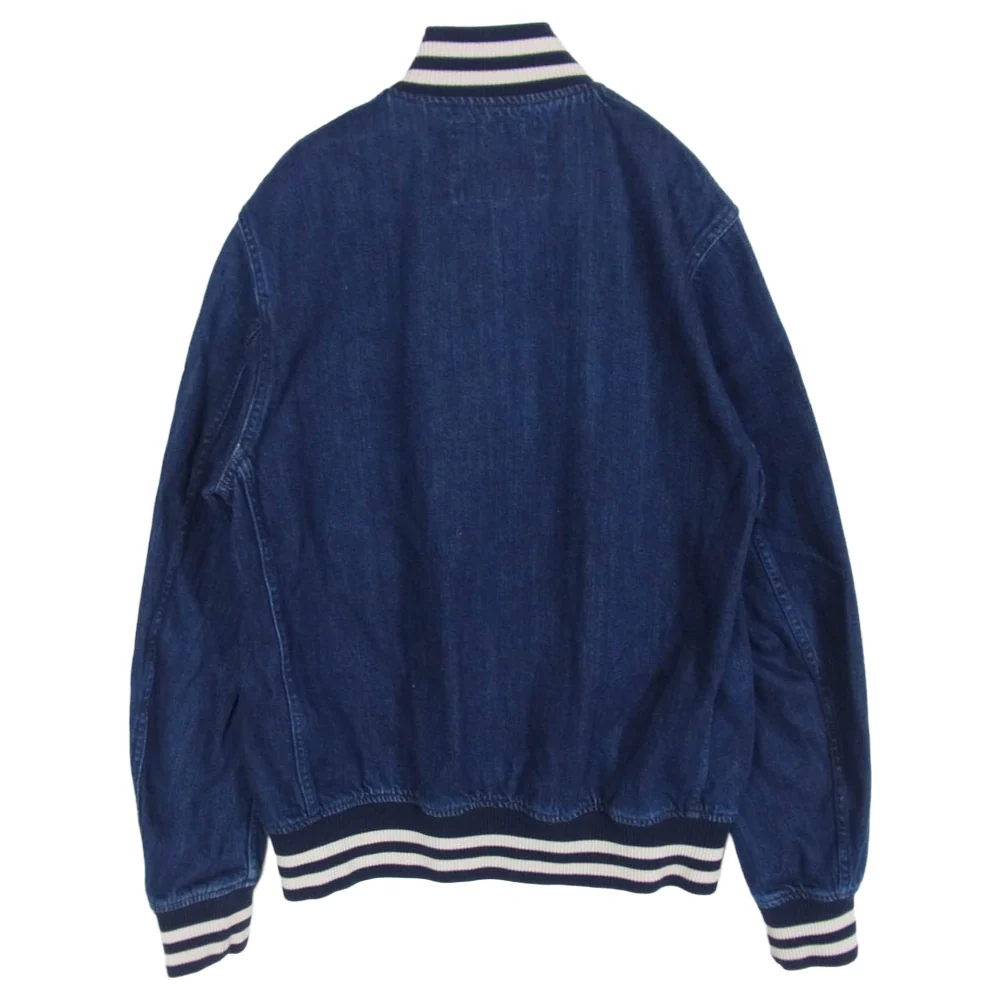 HYSTERIC GLAMOUR ヒステリックグラマー 0261AB04 ワッペン デニム スタジャン ジャケット ブルゾン インディゴブルー系 M【中古】 - Image 2