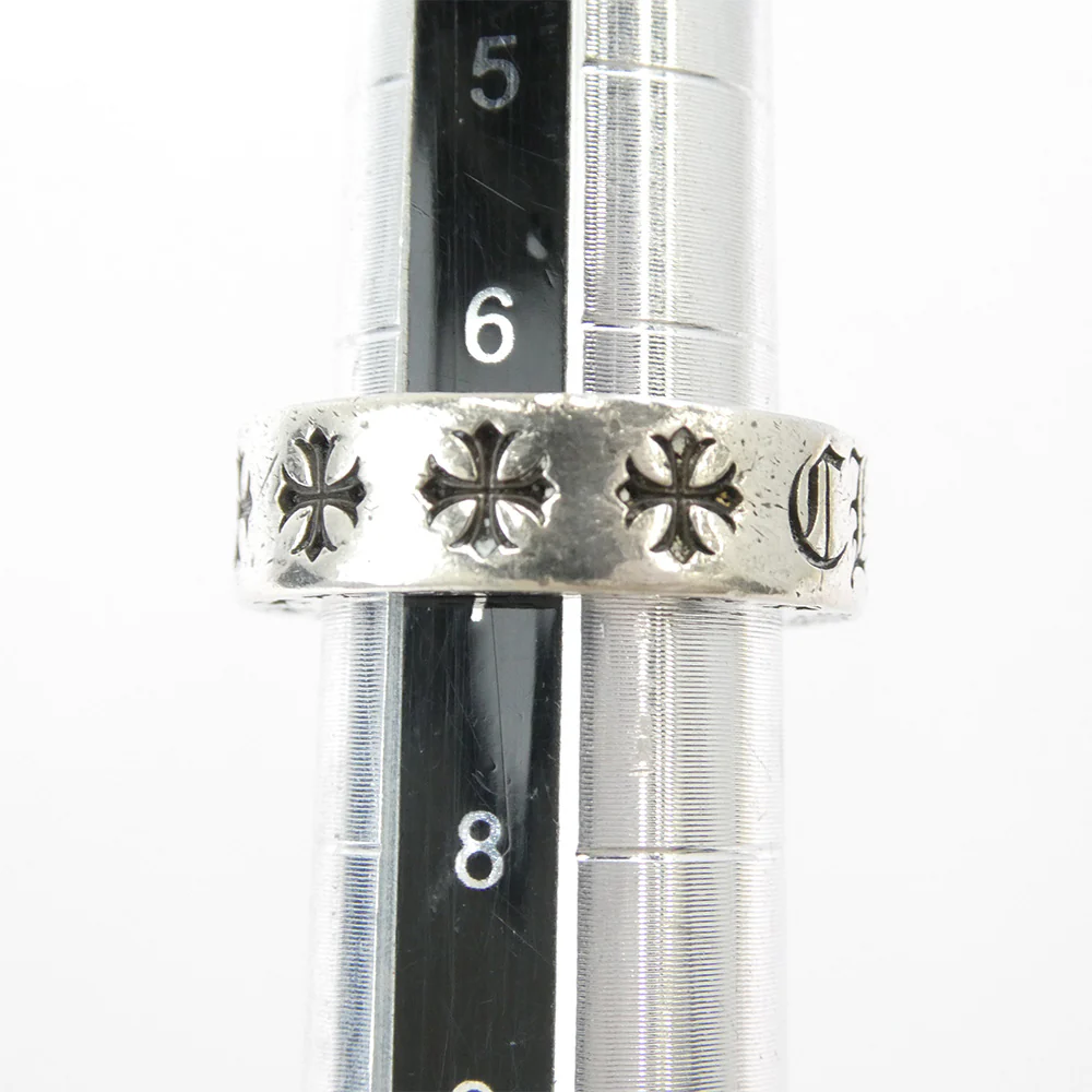 CHROME HEARTS クロムハーツ（原本無） 6mm SPACER FOREVER 6mm スペーサー フォーエバー リング 7号 シルバー系 JP7号【中古】 - Image 6