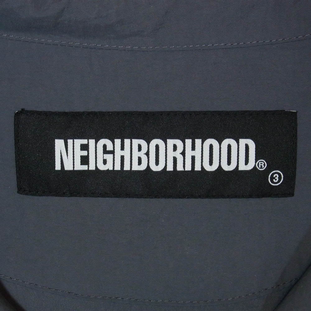 NEIGHBORHOOD ネイバーフッド 21AW 212TSNH-JKM03 ANORAK N-JKT アノラック ナイロン ジャケット ダークグレー系 M【中古】 - Image 5
