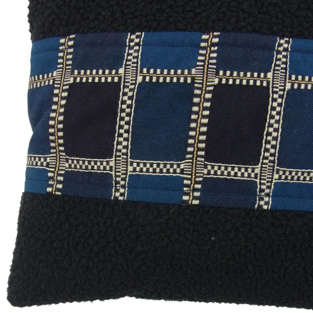 KUON クオン 252GD071417 High Pile Fleece Scarf ハイパイル フリース スカーフ 中綿 マフラー ブラック系【極上美品】【中古】 - Image 5