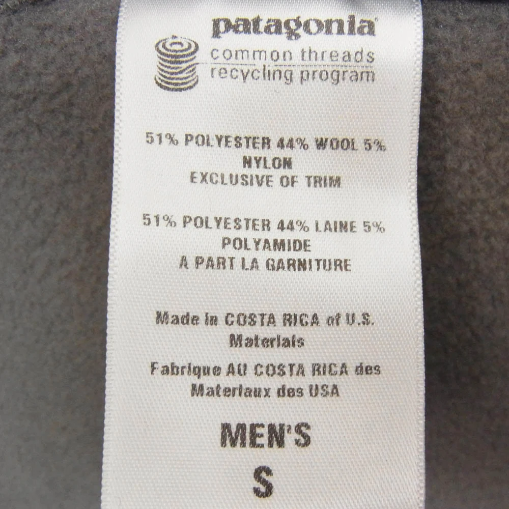 patagonia パタゴニア 09AW 25765 Phils Fleece Jacket フィルズ フリース ジャケット グレー系 S【中古】 - Image 6