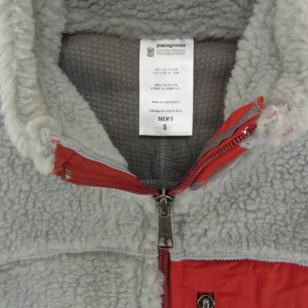 patagonia パタゴニア 09AW 23046 Classic Retro X クラシック レトロX ボア フリース ベスト グレー系 S【美品】【中古】 - Image 3